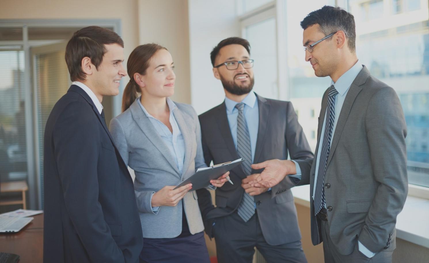 Professional reviewing detailed financial risk documentation